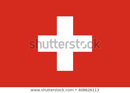 Сток-фото: Switzerland Flag Vector Illustration