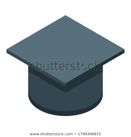 Stock fotó: Teen Guy Graduation Problem Illustration