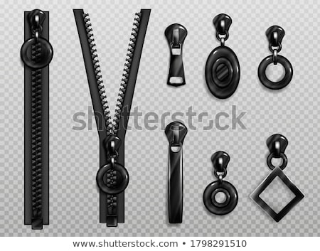 Сток-фото: Set Of Different Zippers