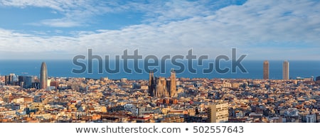 Stock fotó: Panoramic View Of Barcelona