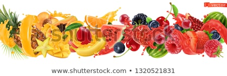 Zdjęcia stock: Dessertwatermelon And Berries Fruits