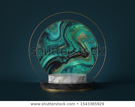 Foto stock: Round Emerald