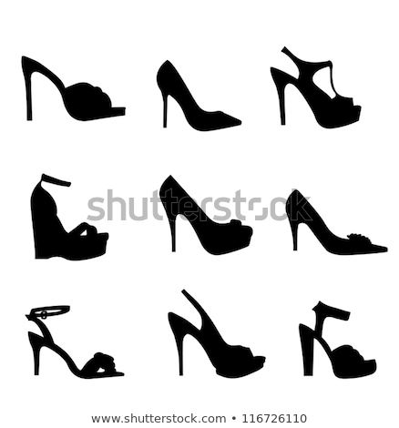 Foto d'archivio: High Heel Shoes Silhouette