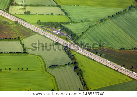 Stock photo: Aerial Of Fields Near Hamburg