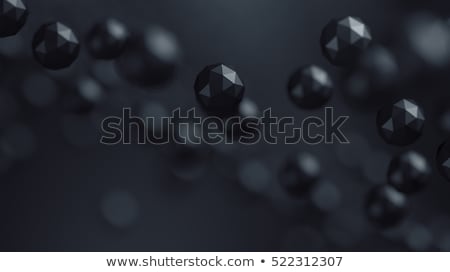 Foto stock: Sparkle Abstract Shape On Dark Background