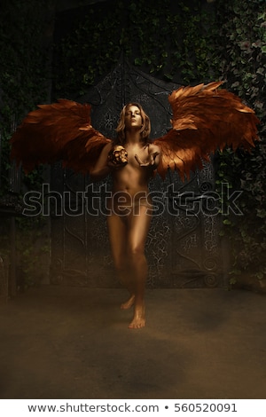 [[stock_photo]]: Winged Man Sculpture