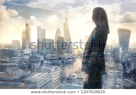 Stock fotó: City Woman Abstract