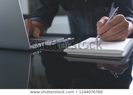 Stock fotó: Businessman With Notepad