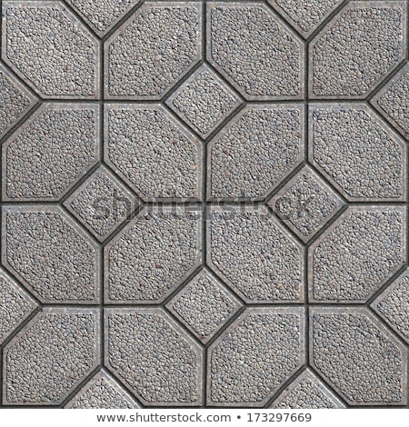 Stock photo: Granular Paving Slabs Seamless Tileable Texture