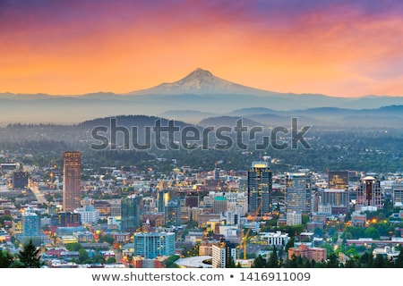 Zdjęcia stock: Cityscape Of Portland Oregon