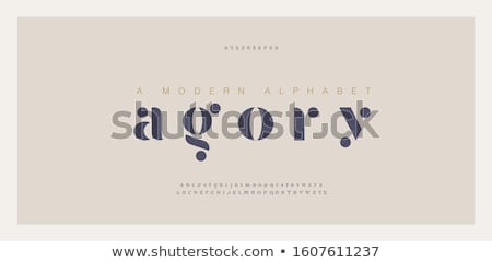 Stock photo: Alphabet