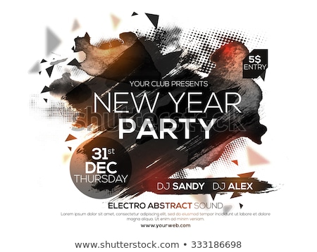 Zdjęcia stock: 2016 New Years Party Flyer For Club Music Nights