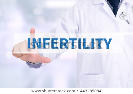 Foto stock: Male Infertility Medical Concept With Blurred Background