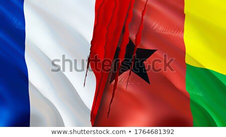 Zdjęcia stock: France And Guinea Bissau Flags