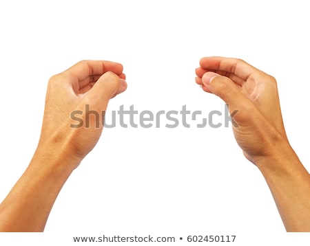 Stock foto: Female Hands Gripping Car Steering Wheel