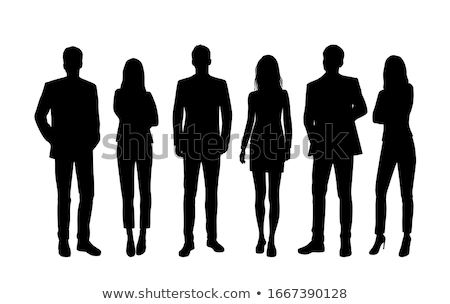 Stock photo: Silhouette Of Womans Legs