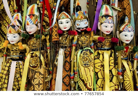Stockfoto: Traditional Puppets In Bali Indonesia