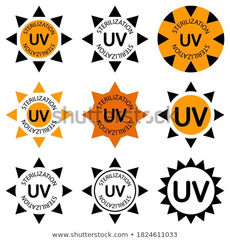 Stock photo: Set Of Anti Uv Stamps