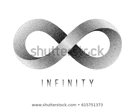 Stock foto: Dotted Infinity Symbol