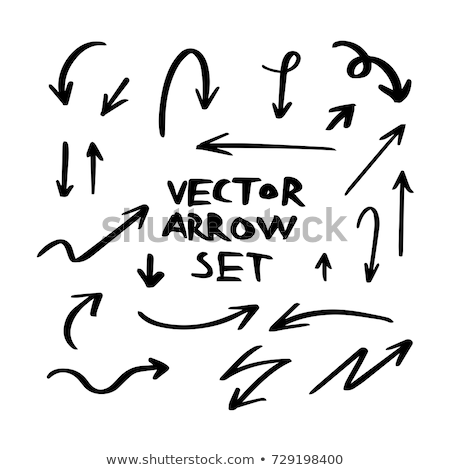Stock foto: Doodle Arrow Icons Set