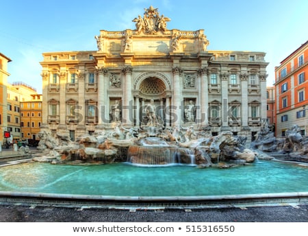 Stok fotoğraf: Fontana Di Trevi - Trevi Fountain Rome Italy