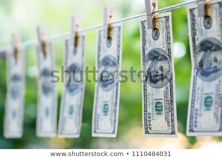 Сток-фото: Laundering Of Money Business Background Concept Closeup