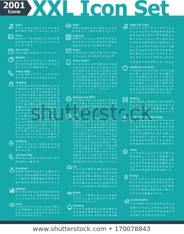 Webpage Icon Set Stok fotoğraf © tele52