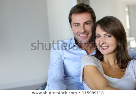 Stock fotó: 30 Years Old Couple Smiling