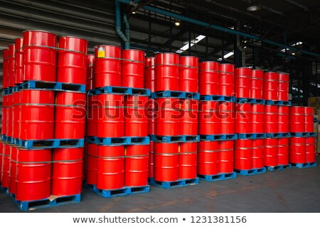 [[stock_photo]]: Red Steel Barrel