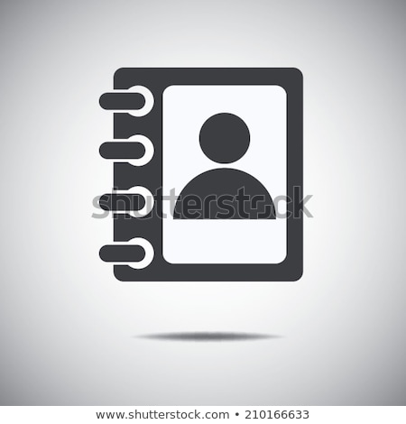 Zdjęcia stock: Address Book Icon