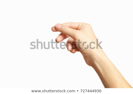 Zdjęcia stock: Business Woman Hold Something In Fingers