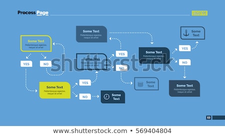 Сток-фото: Abstract Algorithm Vector Template With Flat Design