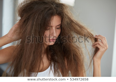 Foto stock: Hair Drying