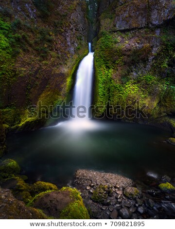 Foto stock: Fairy Falls In Columbia River Gorge