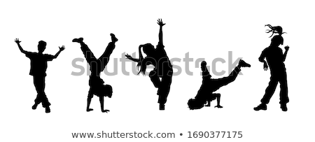 Foto stock: Children Dance Competition On Stage