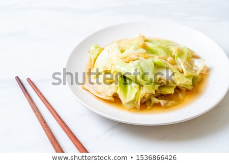 Foto stock: Fried Cabbage