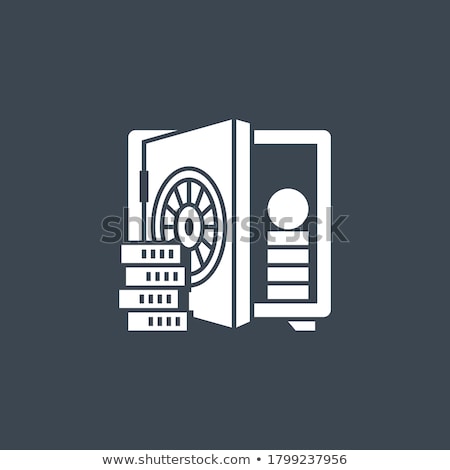 Zdjęcia stock: Deposit Account Related Vector Glyph Icon