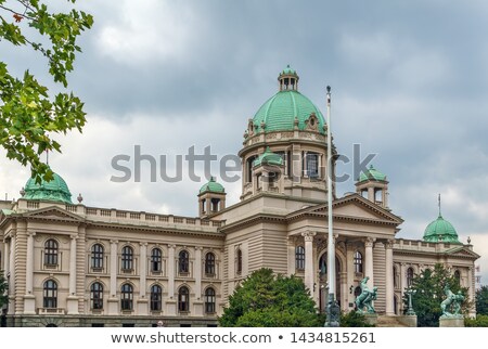 National Assembly Of The Republic Of Serbia Belgade Foto stock © Borisb17