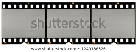 Stock photo: Three Grunge Slides From Old Papers On The Abstract Background