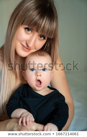 Сток-фото: Mother With Child They Yawn