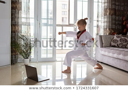 Stock fotó: Karate Girl