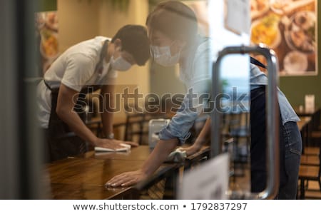 Foto stock: Hospitality Workers