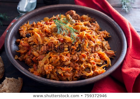 Stok fotoğraf: Stewed Cabbage