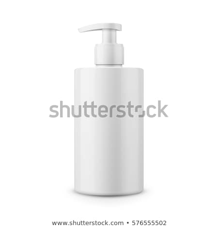 Foto stock: Vector Illustration Of Gray Dispenser Pump Bottles Mock Up