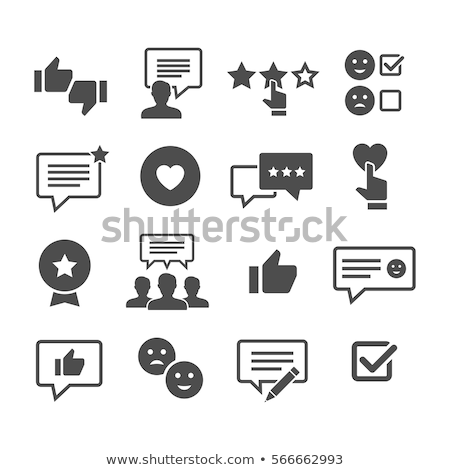 Stock fotó: Customer Feedback Icon