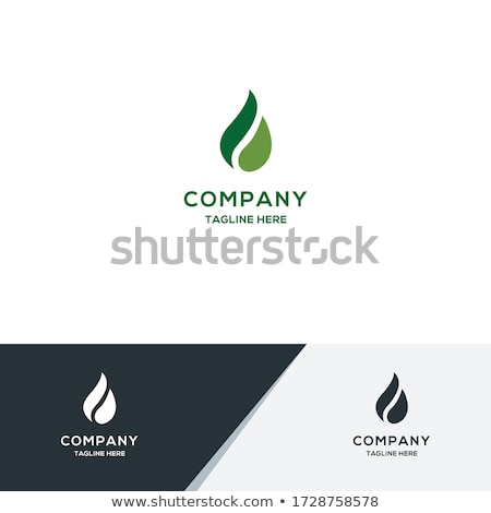 Stock fotó: Vector - Oil Gas And Energy Logo Concept