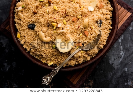 Stok fotoğraf: Semolina Pudding With Banana