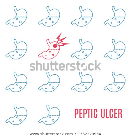 Stock photo: Diagnosis - Peptic Ulcer Disease Medical Concept