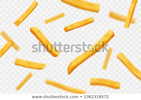 Stock fotó: French Fries Snack And Chips Vector Illustration