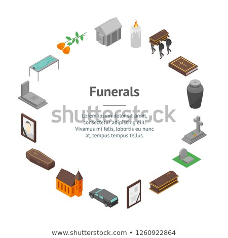 Zdjęcia stock: Church Christianity Isometric Icons Set Vector